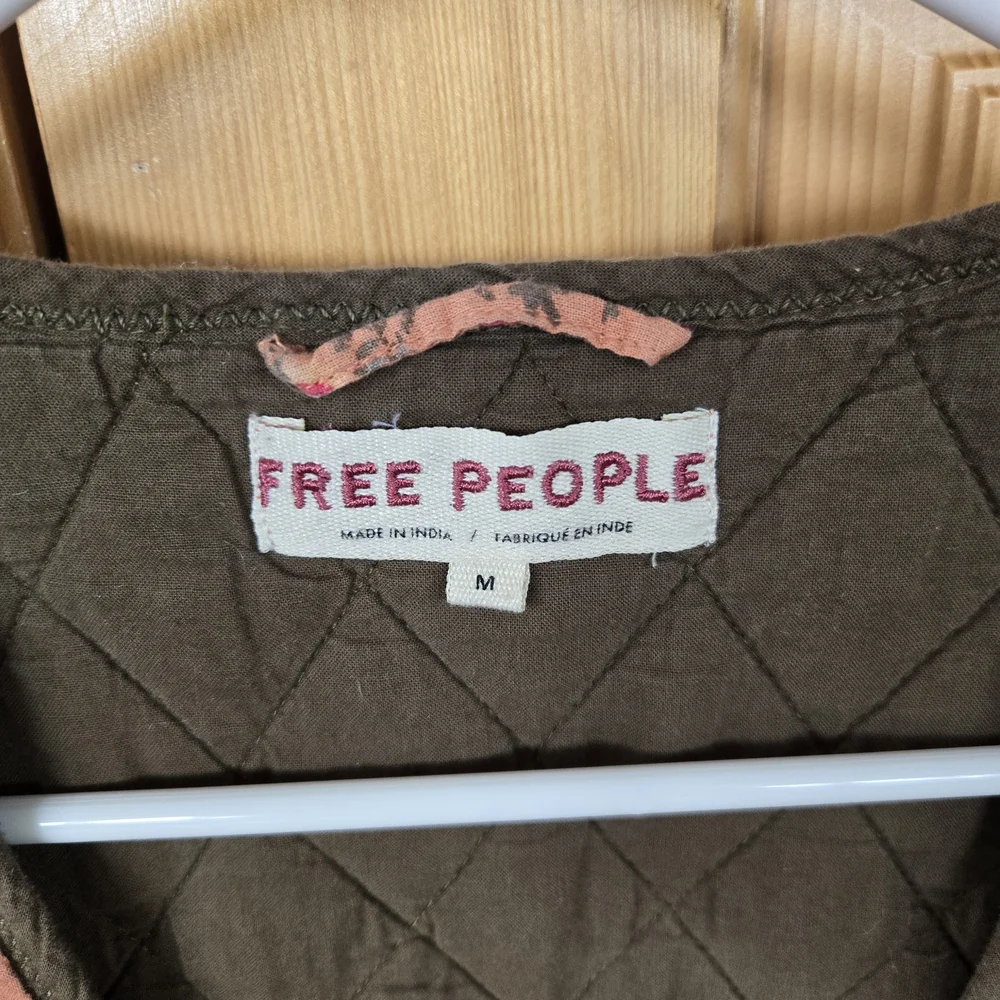 Free People Claudine Floral Quilted Vest - Picture 4 of 4